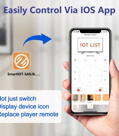 iOS App control for HDMI switch 4k 120hz, easy input selection from iPhone or iPad