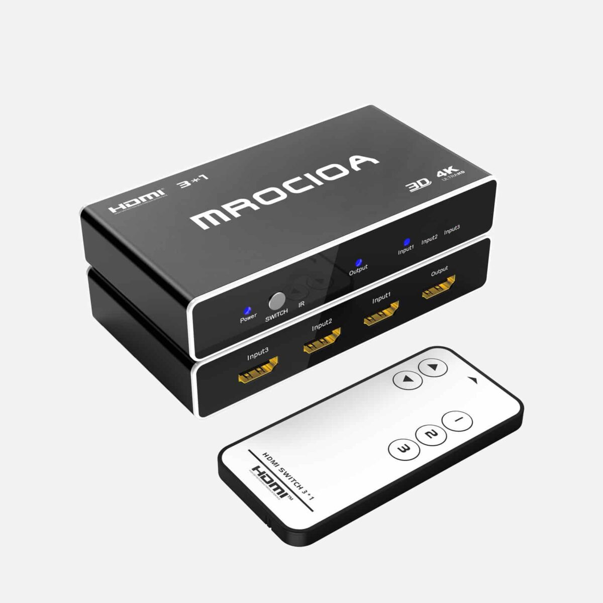 4k HDMI Switch 3 in 1 out for apple tv fire tv - Image 1