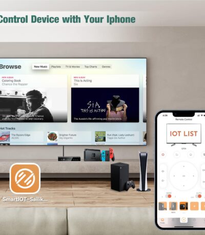 HDMI 2.1 Switch 5 in 1 out with iOS App control, 8K 60Hz 4K 120Hz, ARC eARC