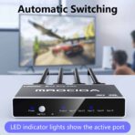 hdmi switcher 4 in 1 out