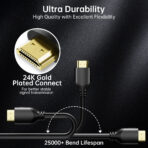 Durable 8K HDMI Cable Tested 25,000 Bends