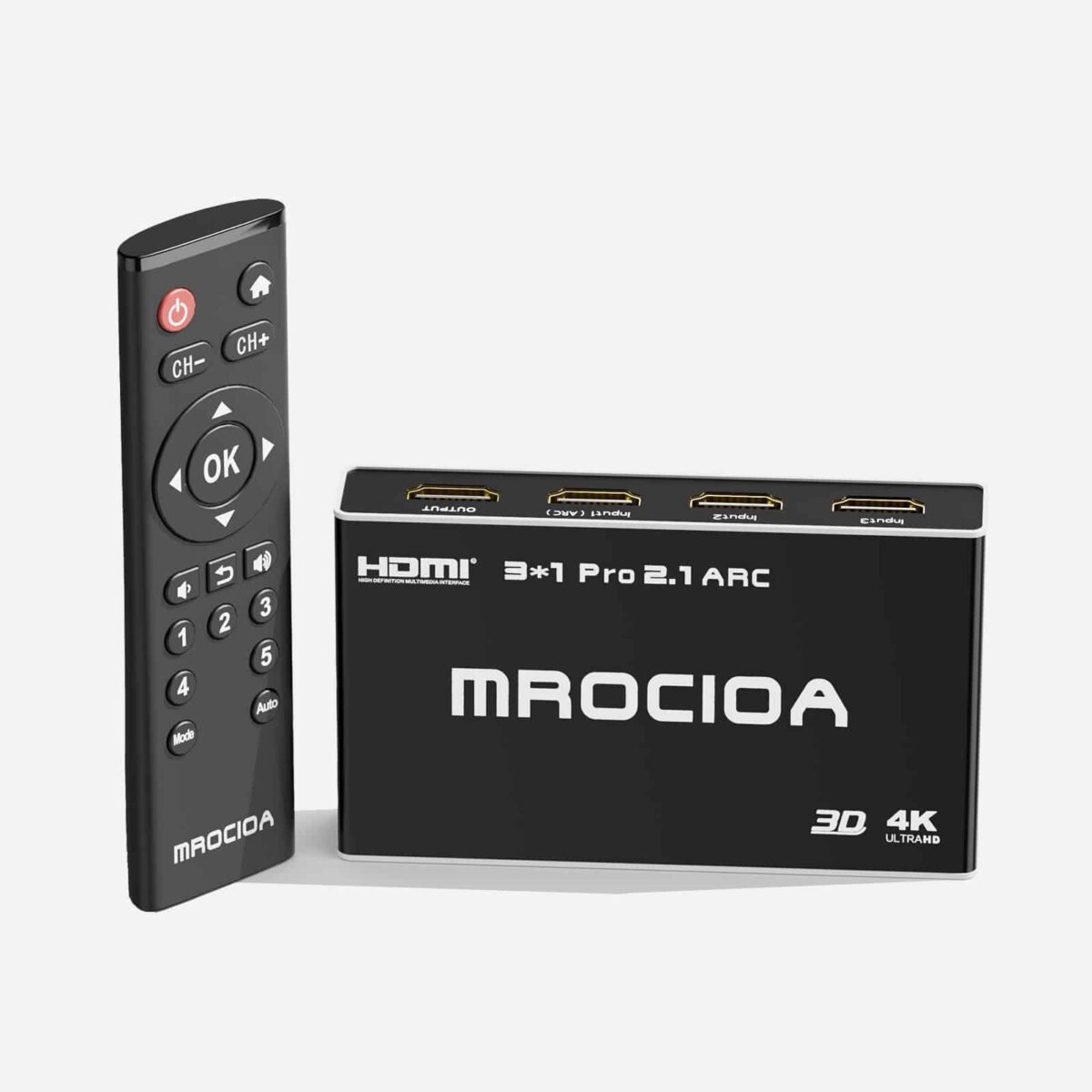3 in 1 out hdmi switch 4k 120hz 8k 60hz