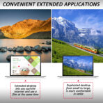 DisplayPort to USB C Cable Display Modes: Mirror and Exten