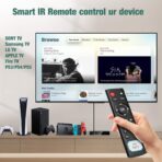 Universal Remote for HDMI 2.1 Switch, control TV and devices with play, pause, and mode switch