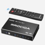 HDMI 2.1 Switch 5 in 1 out, 8K 60Hz 4K 120Hz, ARC eARC support, multi-device HDMI selector