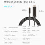HDMI to USB-C Adapter Dimension