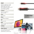 USB-C to HDMI Adapter Compatible Devices – MacBook, iPad Pro, Dell XPS, Surface, Galaxy, Huawei, and more