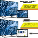 USB-C to HDMI Adapter – Mirror and Extend Display Modes