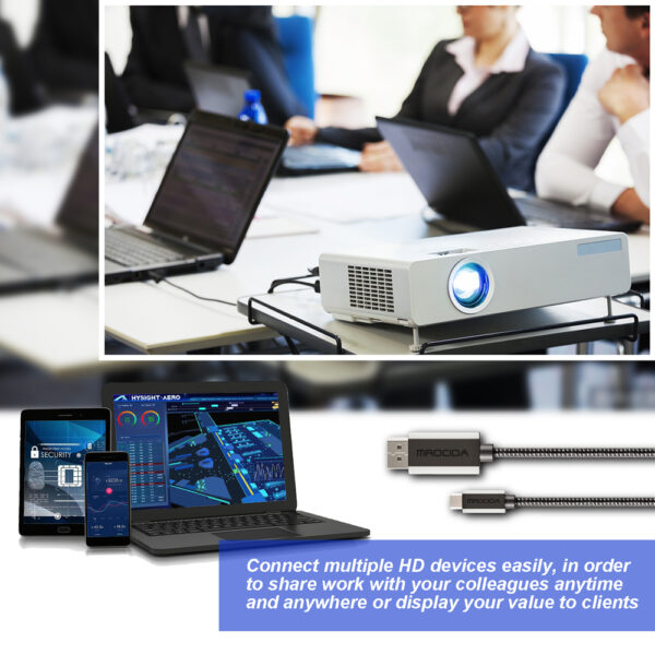 DisplayPort to USB-C Cable Easy to Use