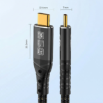 Thunderbolt 5 Cable 3.3FT, High-Speed USB C Cable, 120Gbps Bandwidth, Supports 16K / Dual 8K Displays, 240W Fast Charging - Image 7